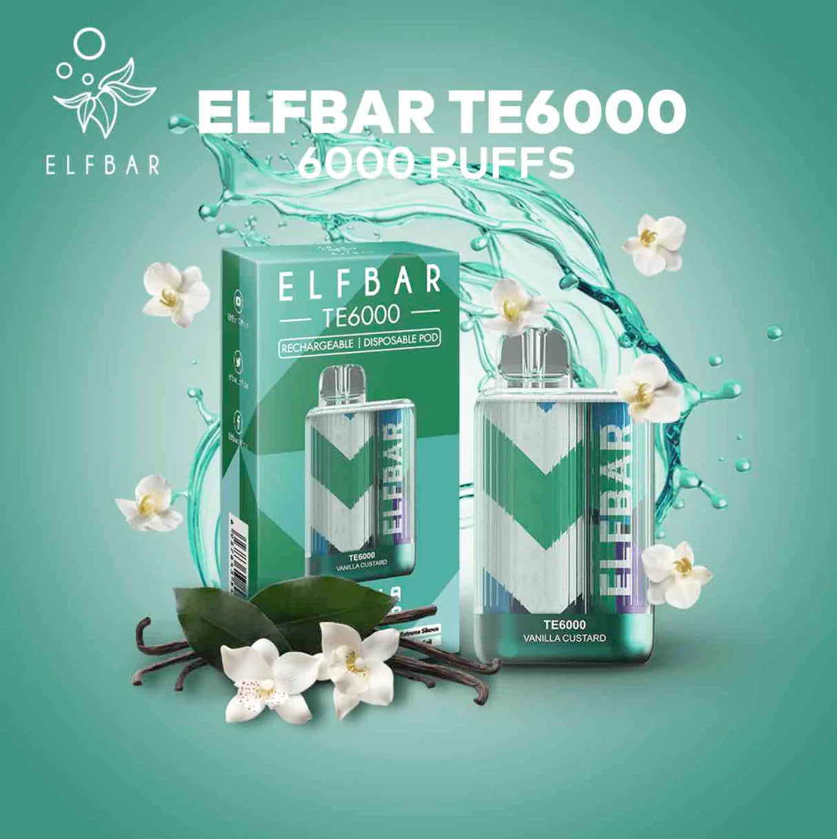 Vanilla Custard Elf Bar TE6000