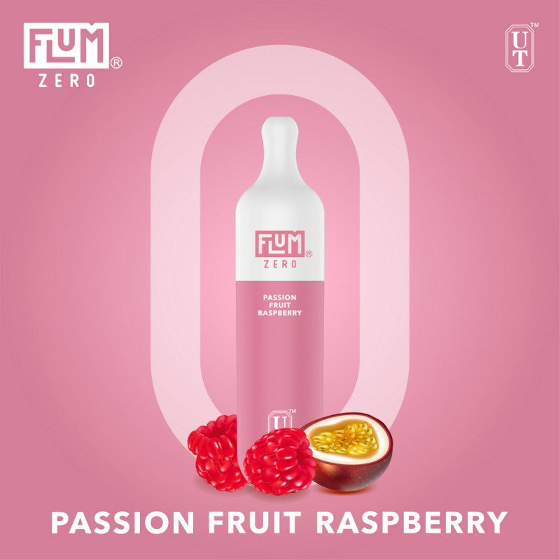 Flum ZERO Disposable 0% - Passion Fruit Raspberry Flum ZERO Disposable 0% - Passion Fruit Raspberry