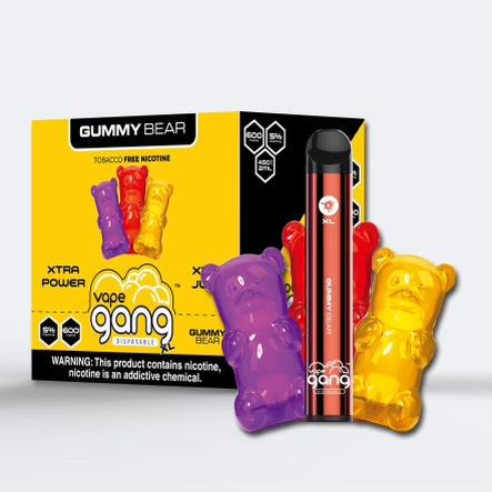 GANG XL DISPOSABLE GUMMY BEAR GANG XL DISPOSABLE GUMMY BEAR