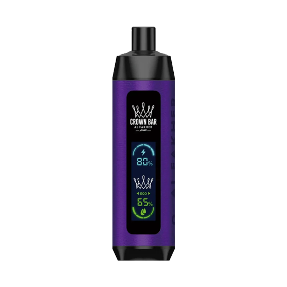 Grape Mint Al Fakher Crown Bar PRO 8000