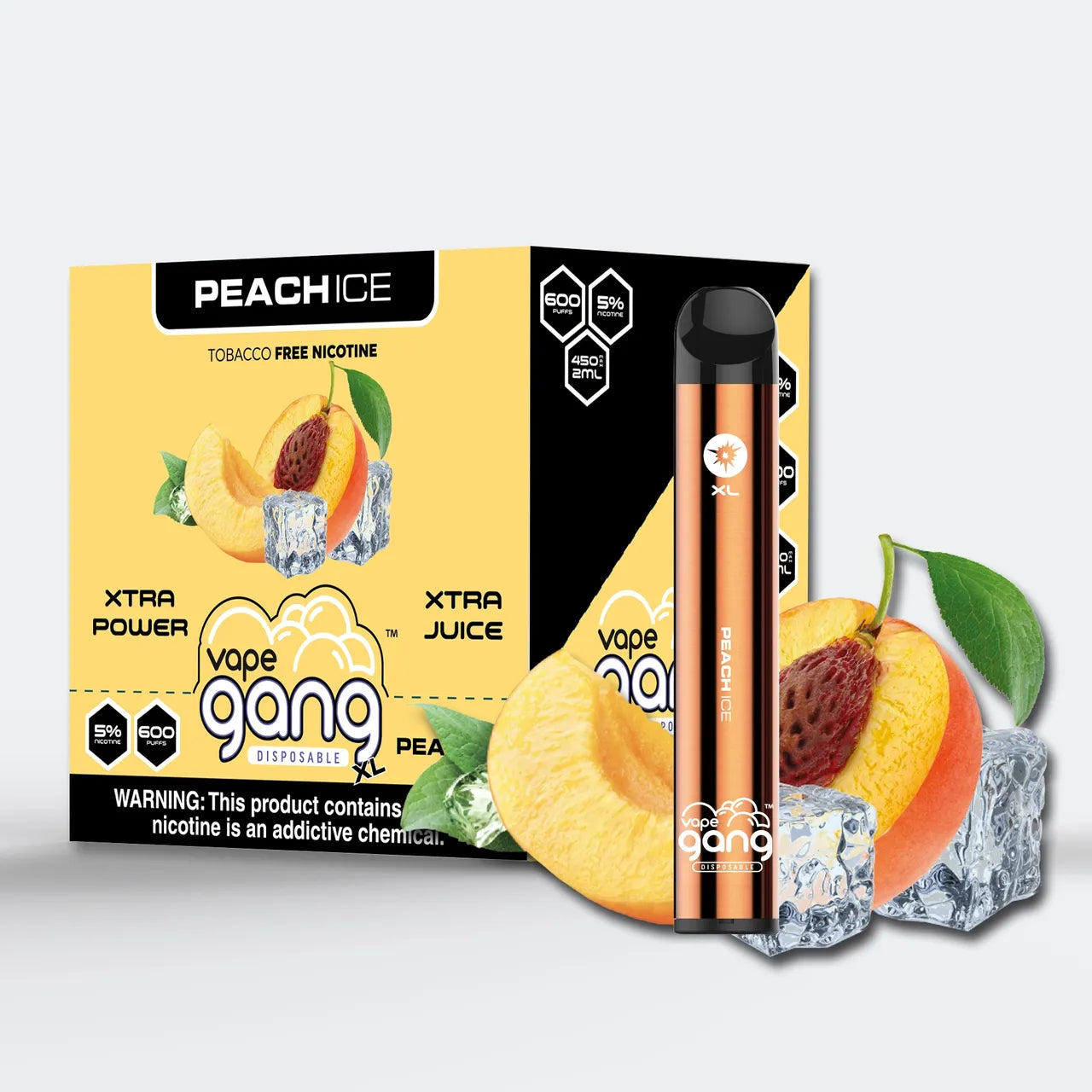 GANG XL PEACH ICE GANG XL PEACH ICE