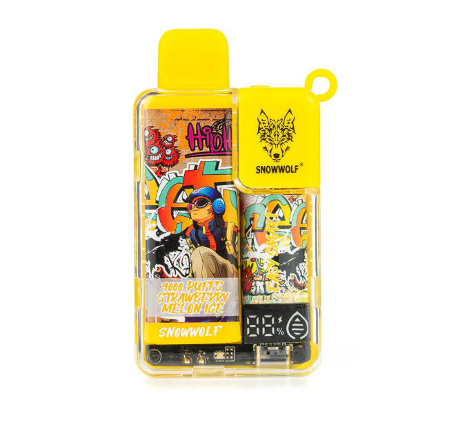 easy smart vape Strawberry Melon Ice Snowwolf Easy Smart EA9000