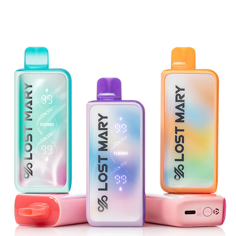 Geek Bar Order White Gami Lost Mary MT35000 Turbo Disposable Vape MT35000  Nicotine Content