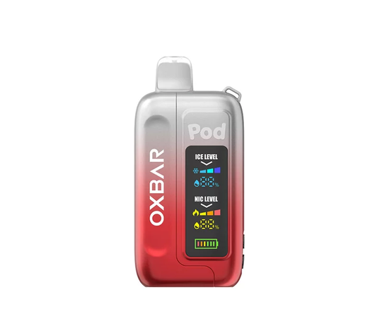 CLEAR RUBY RED OXBAR ICE-NIC CONTROL 35K