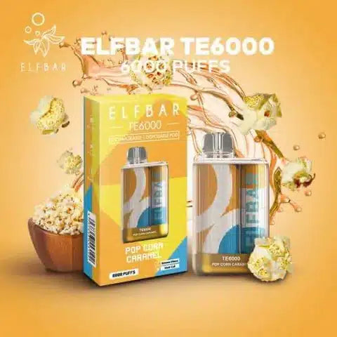 Pop Corn Caramel Elf Bar TE6000