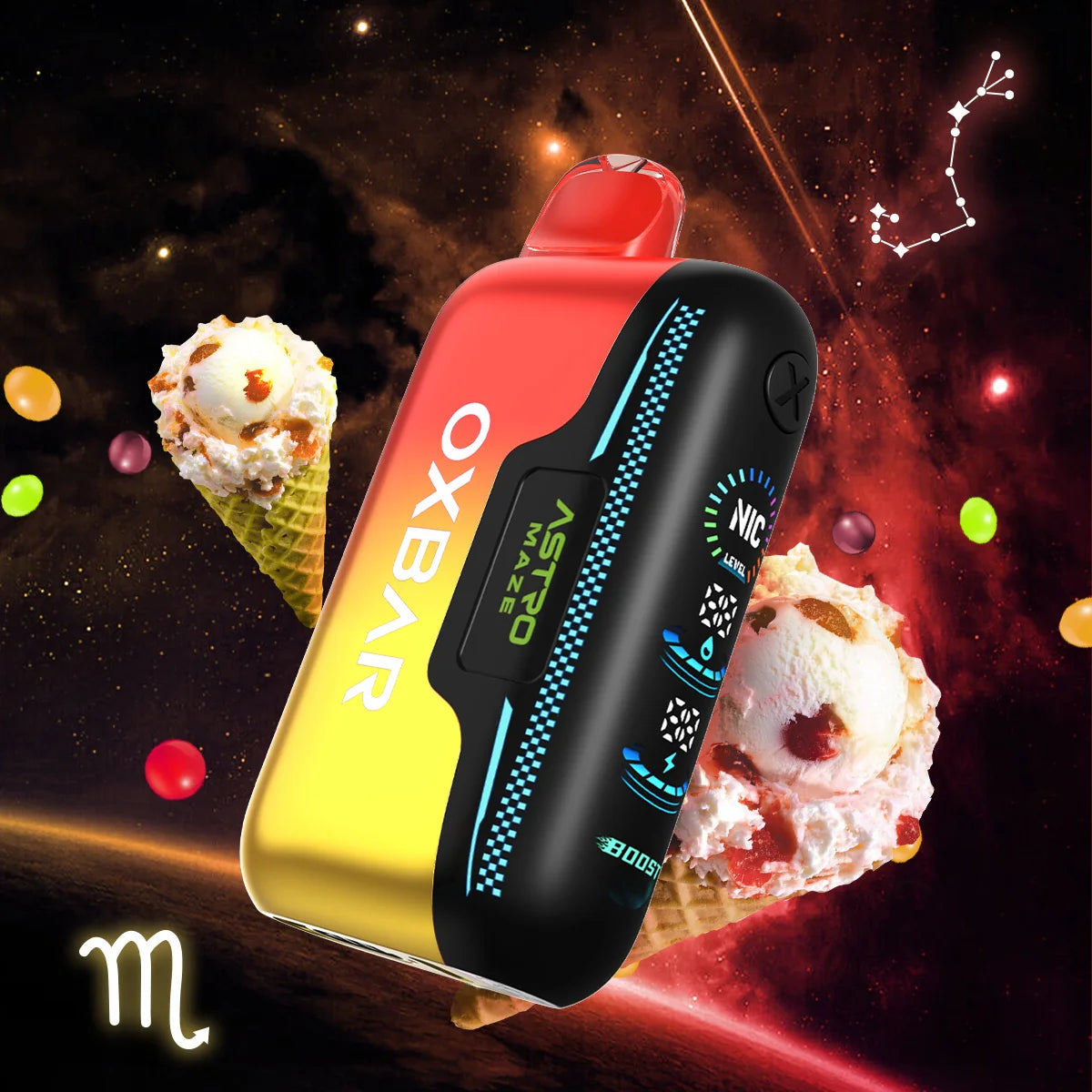 Fruity Pebz OXBAR Astro Maze 50K