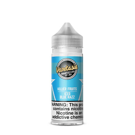Vape juice bottle with Vapetasia branding on a white background