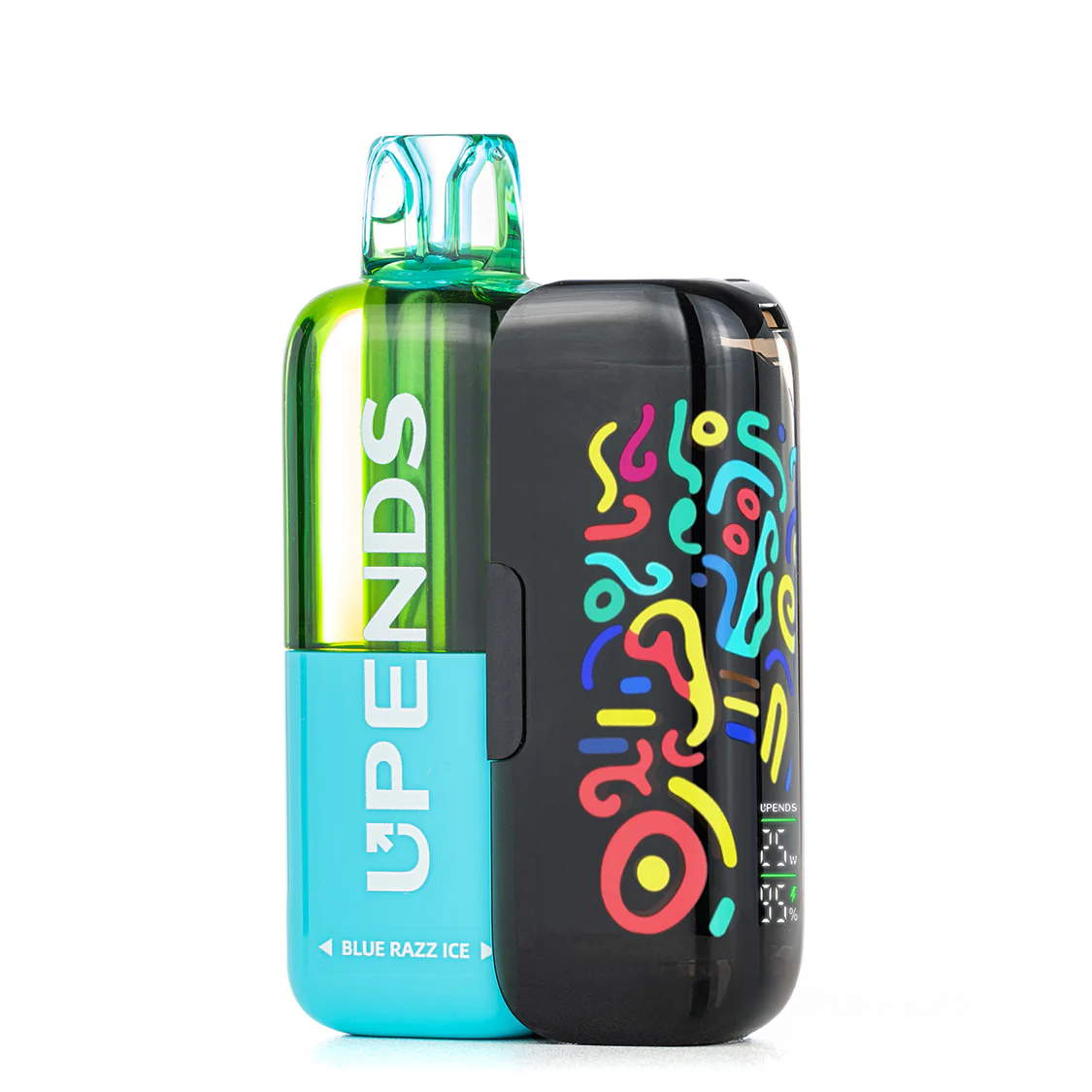 Blue Razz Ice Upends UP9 50k Disposable