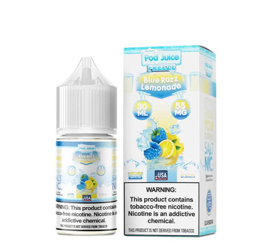 BLUE RAZZ LEMONADE FREEZE POD JUICE