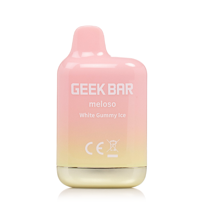 WHITE GUMMY ICE GEEK BAR MELOSO MINI 1500