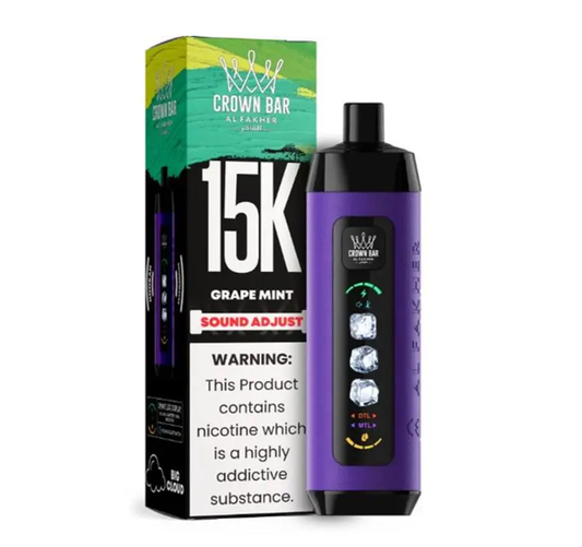 Grape Mint Al Fakher Crown Bar Ice Adjust 15k