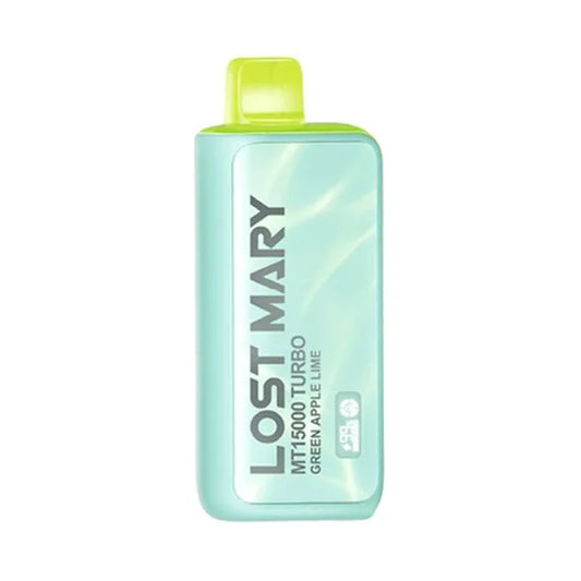 GREEN APPLE LIME LOST MARY MT15000 TURBO
