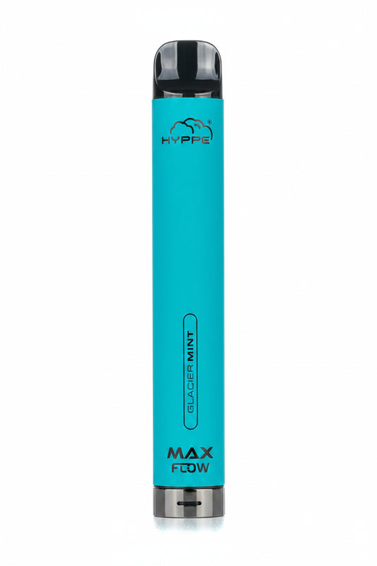Blue vape pen with 'Hyppe' branding on a white background