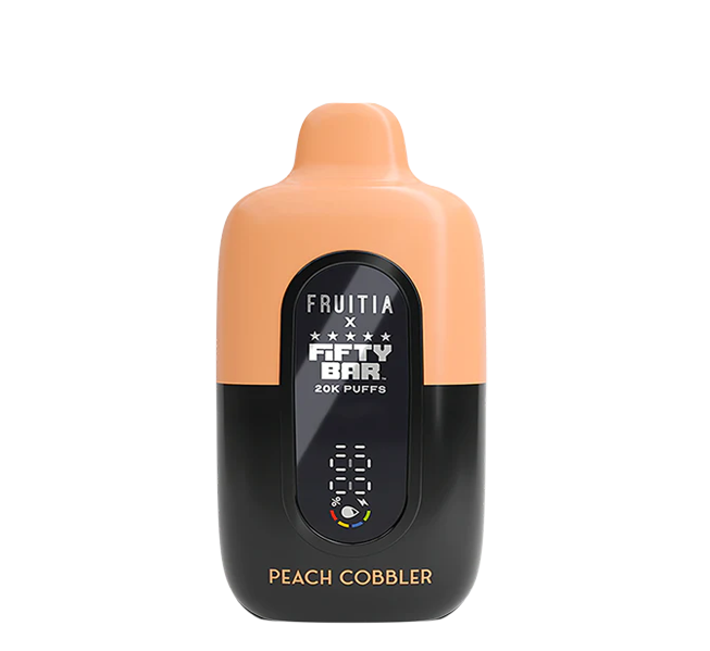 Peach Cobbler Fruitia X Fifty Bar 20k