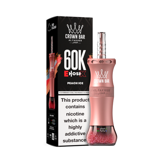 Peach Ice Al Fakher Crown Bar Vape 60K