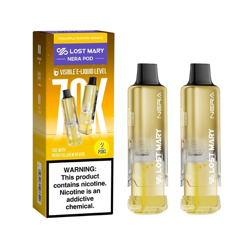 Sio-disposable Vape Pineapple Passion Orange Lost Mary NERA 70000 Vape Pod  Type_lost Mary Nera