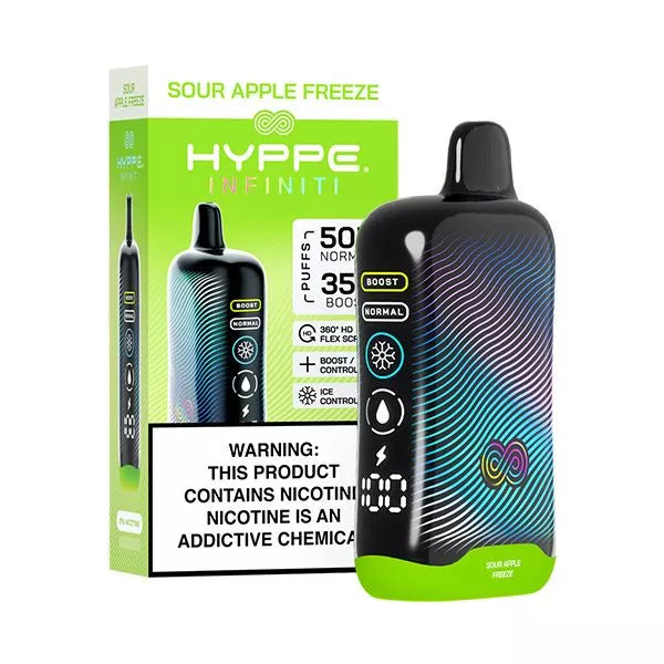 SOUR APPLE FREEZE HYPPE INFINITI 50K