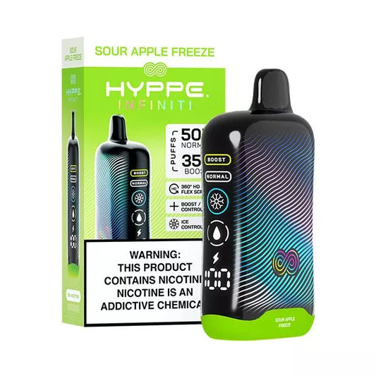 SOUR APPLE FREEZE HYPPE INFINITI 50K