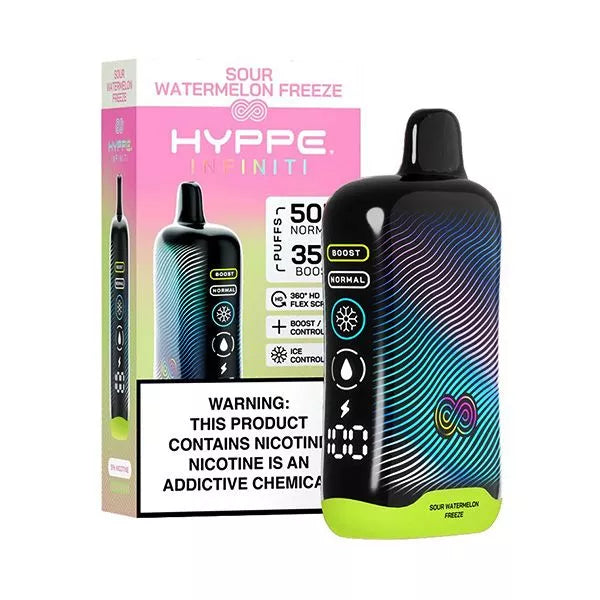 SOUR WATERMELON FREEZE HYPPE INFINITI 50K
