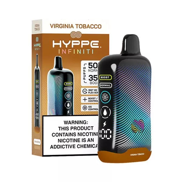 VIRGINIA TOBACCO HYPPE INFINITI 50K
