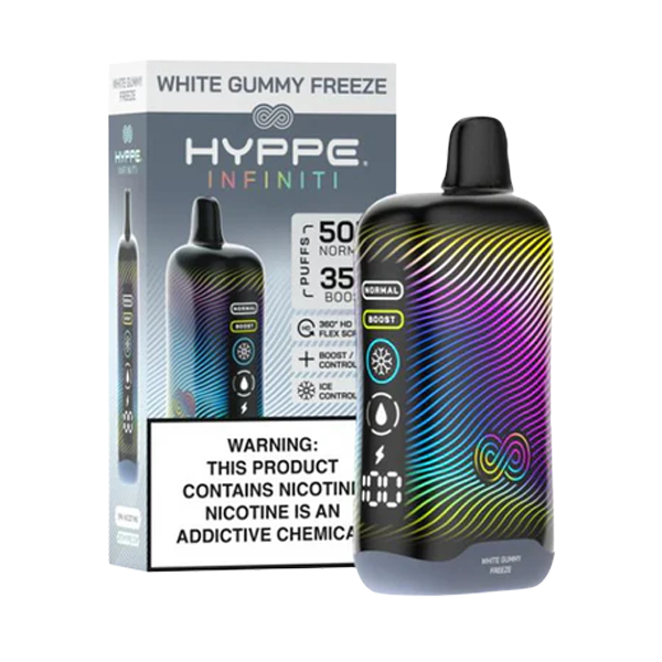 WHITE GUMMY FREEZE HYPPE INFINITI 50K