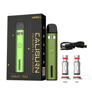 uwell caliburn g2 colors Uwell Caliburn G2 Pod Kit – 18W MTL Flavor Under $17